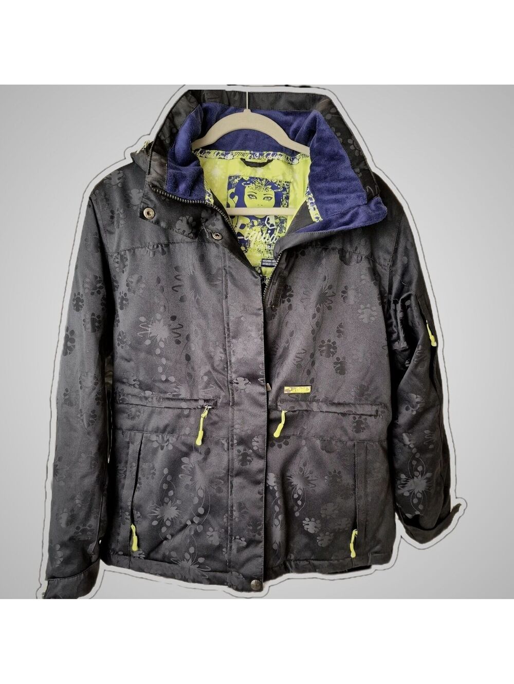 Liquid Venture Women's Large Navy Ski Snowboard Jacket  Waterproof Breathable